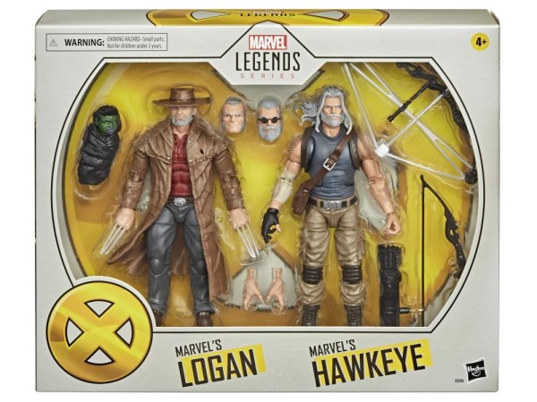 X-Men 20th Anniversary Marvel Legends Old Man Logan And Hawkeye