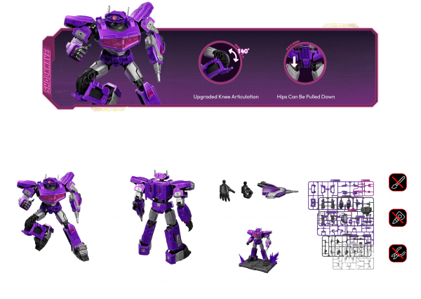 Blokees SHOCKWAVE Transformers: One Classic Class (CC-18)