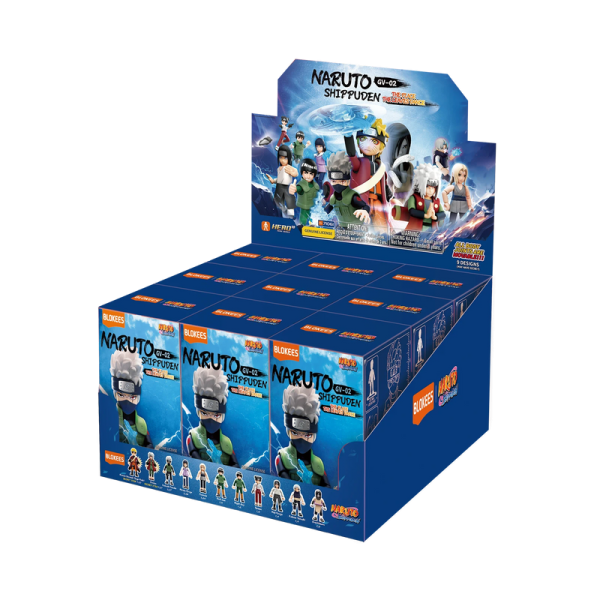 Blokees Naruto Shippuden Galaxy Version Wave 02 - The Place The Leaves Dance - Sealed Box of 9