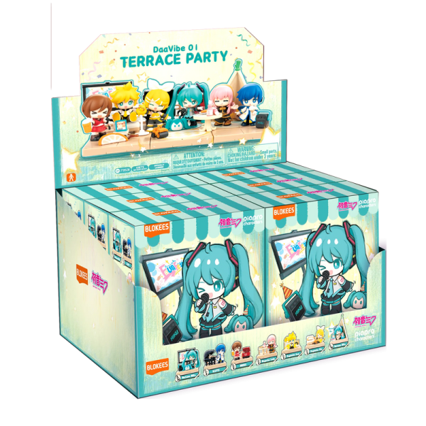 Blokees Hatsune Miku Terrace Party DaaVibe 01- Sealed PDQ of 6 VB01