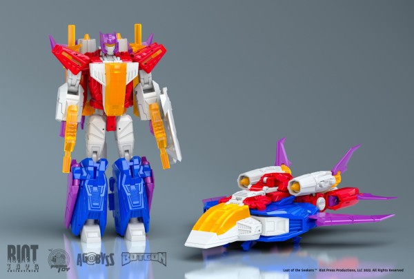 Last of the Seekers Botcon 2022 Agabyss Exclusive Renegade figure and Comic by Riot Press and Ramen Toy