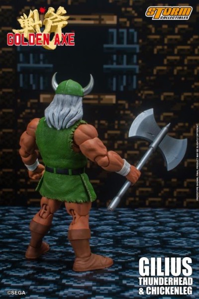 Storm Collectibles Golden Axe Gilius Thunderhead and Chickenleg Figure Set