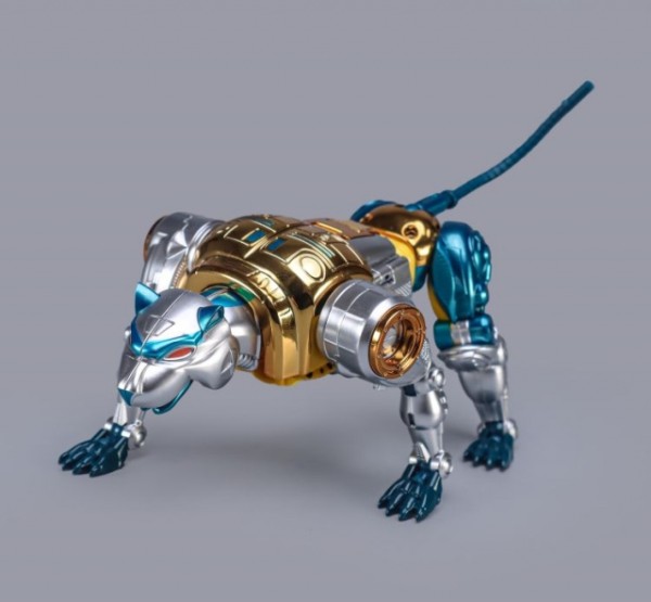 TransArt Toys Beast Wars BWM-03 Metal Leopard Commander (Metallic)