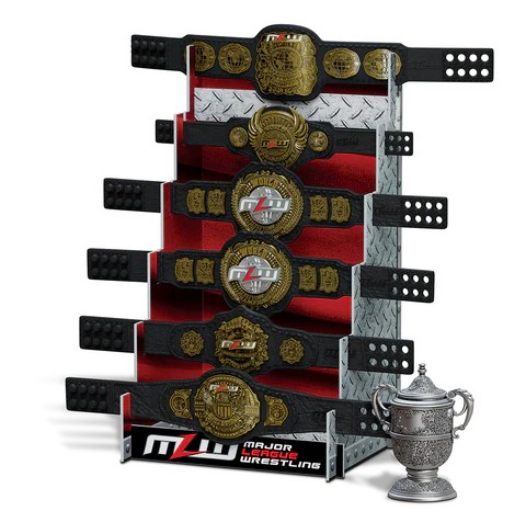 Boss Fight Studio Major League Wrestling Championship Belt Collection