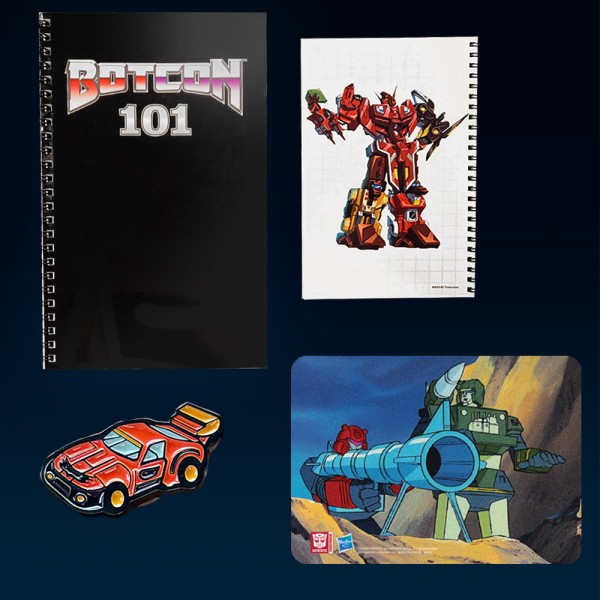 BotCon University 101  Notebook w/ Pin and Card