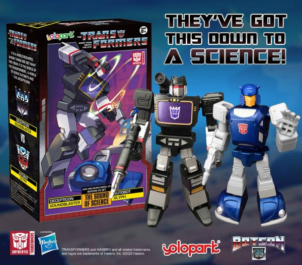 BotCon 2025 Exclusive Sound of Science Soundblaster VS Glyph