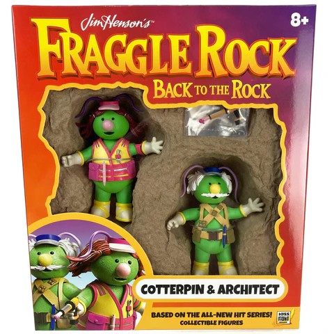 Boss Fight Studio Fraggle Rock Dozer 2-Pack Architect and Cotterpin
