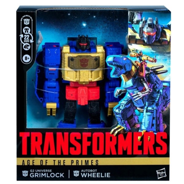 Transformers Age of the Primes Leader G2 Universe Grimlock and Wheelie