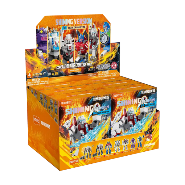 Blokees Transformers - Shining Wave 4 Spark of Deception - Sealed Box of 6 Figures