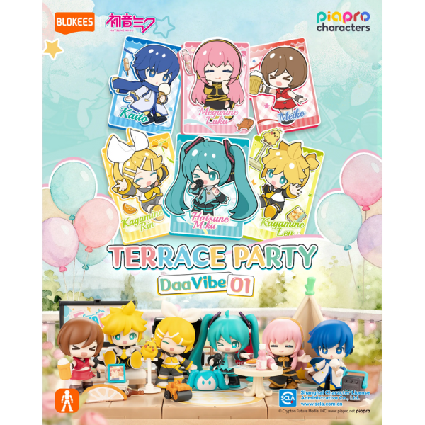 Blokees Hatsune Miku Terrace Party DaaVive 01 - Sealed Individual Figure VB01