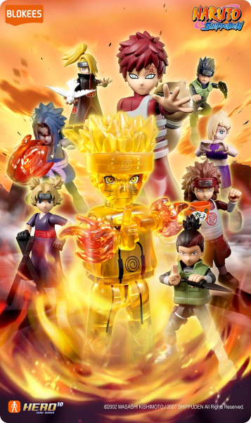 Blokees Naruto Shippuden GV WAVE 03 - Heart of a Ninja - Sealed Box of 9