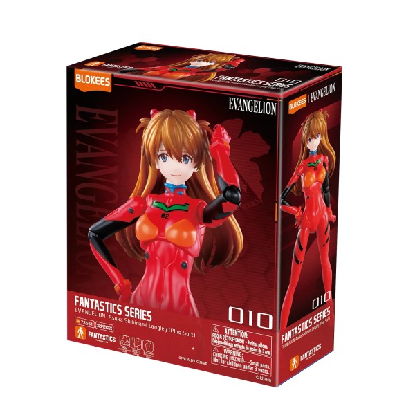 Blokees Evangelion Fantastics Series - 03 Asuka Shikinami Langley (Plug Suit)