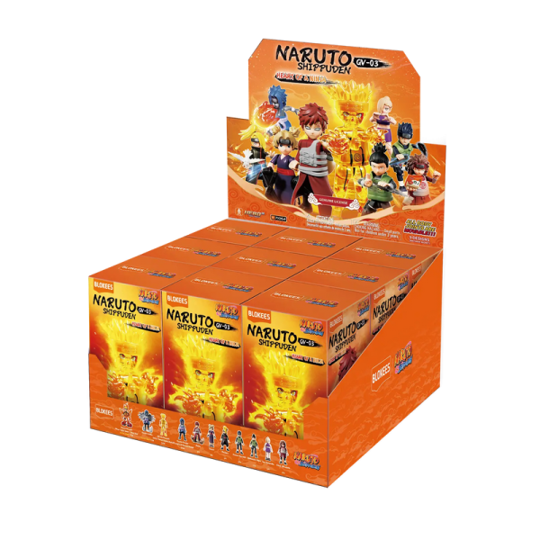 Blokees Naruto Shippuden GV WAVE 03 - Heart of a Ninja - Sealed Box of 9
