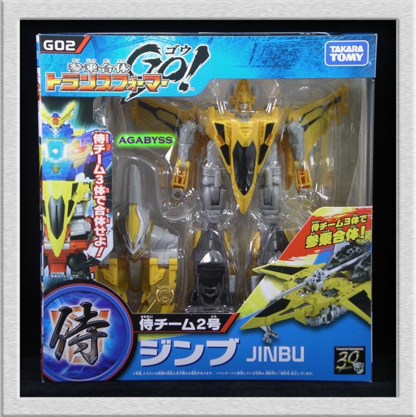 Transformers GO! Samurai Team G01 Kenzan G02 Jinbu G03 Ganoh