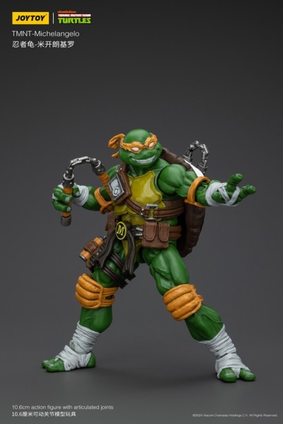 Joy Toy Michelangelo 1/18 Scale Teenage Mutant Ninja Turtles