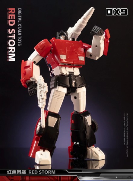 DX9 D21 Red Storm Alternate Color Reissue