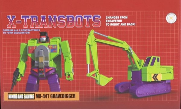 X-Transbots GRAVEDIGGER (Youth Version) MX-44T (Toy Color)