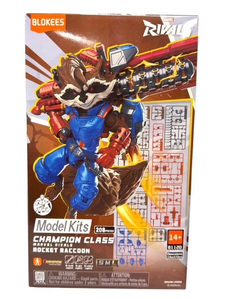 Blokees ROCKET RACCOON Marvel Rivals Champion Class Deluxe CC08