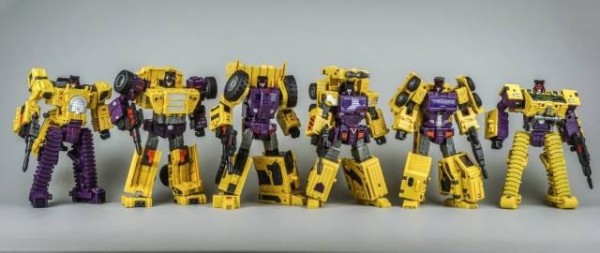 Toyworld TW-C07Y Yellow Constructor (Set of 6)